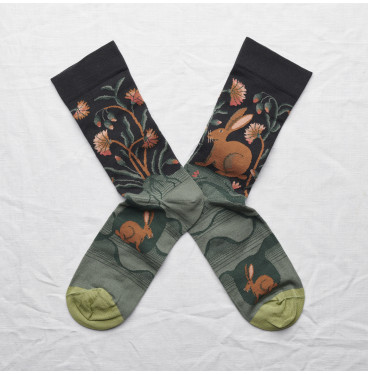 Kolorowe Skarpety Bonne Maison - Lièvre Faux Noir