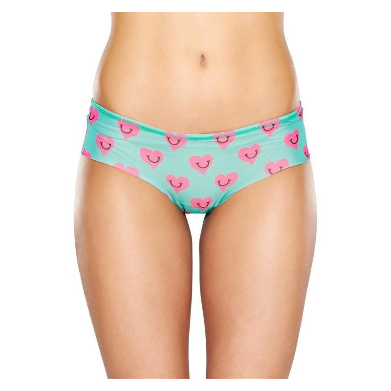 Majtki Happy Socks - Figi Smiley Heart Mesh Hipster