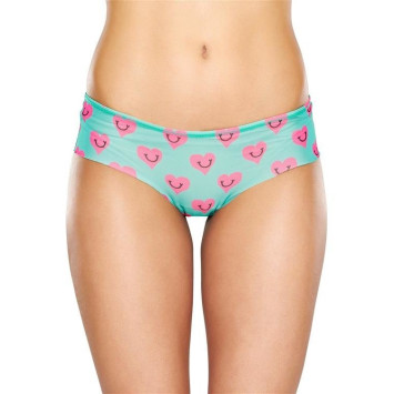 Majtki Happy Socks - Figi Smiley Heart Mesh Hipster