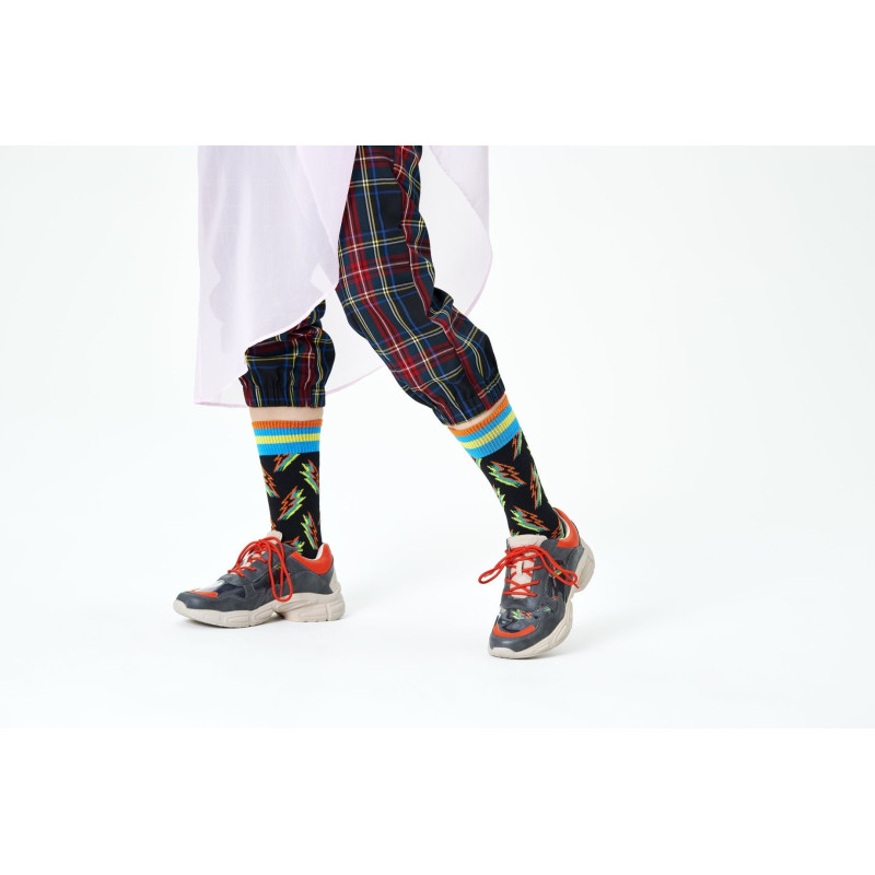 Skarpety Athletic Happy Socks - Shadow Flash Crew