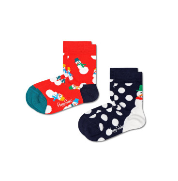Skarpety Dziecięce Happy Socks - Snowman (2 pary)
