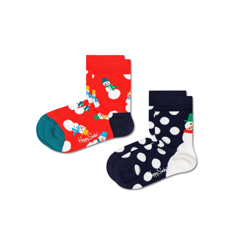 Skarpety Dziecięce Happy Socks - Snowman (2 pary)