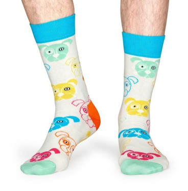Skarpety Happy Socks - Dog White