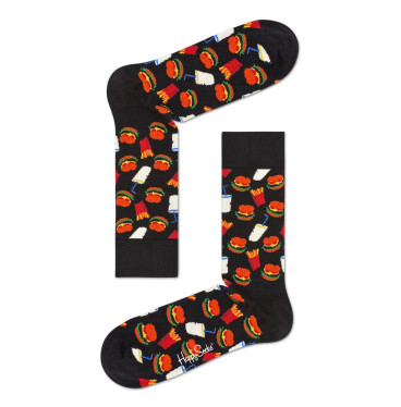 Skarpety Happy Socks - Hamburger Black