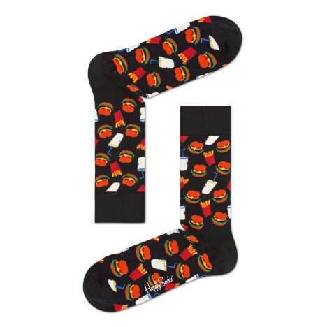 Skarpety Happy Socks - Hamburger Black
