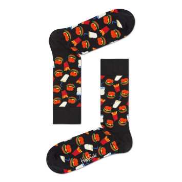 Skarpety Happy Socks - Hamburger Black