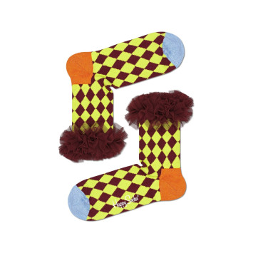 Skarpety Happy Socks - Harlequine Tulle Half Crew