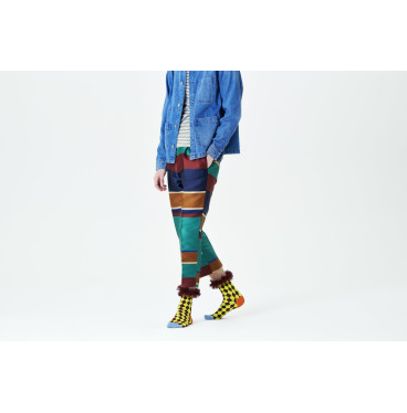 Skarpety Happy Socks - Harlequine Tulle Half Crew