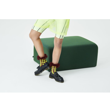 Skarpety Happy Socks - Harlequine Tulle Half Crew