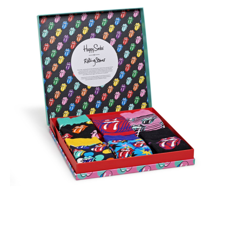 Skarpety Happy Socks - Rolling Stones X1 Gift Box (6 par) Skarpety Happy Socks - Rolling Stones X1 Gift Box (6 par)