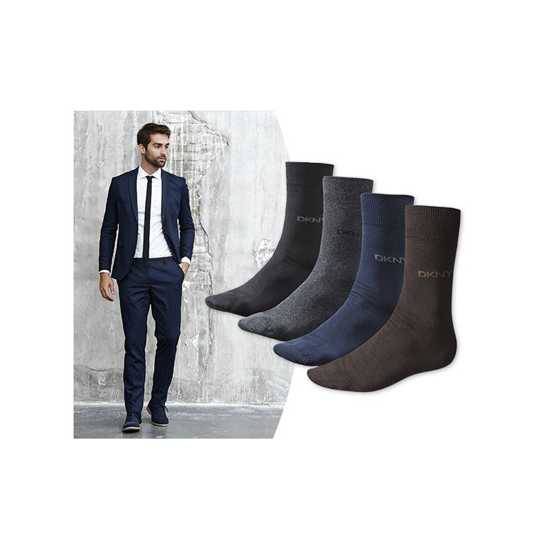 Granatowe Skarpety Garniturowe DKNY 2-pack