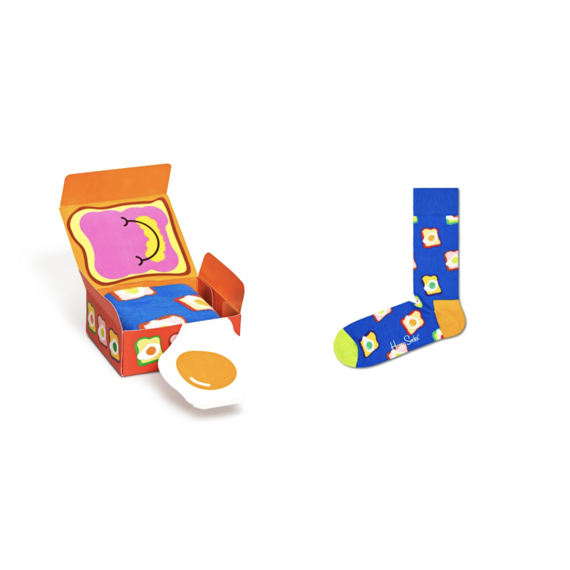Skarpety Happy Socks - Toasted Egg Gift Box (1 para) Skarpety Happy Socks - Toasted Egg Gift Box (1 para)