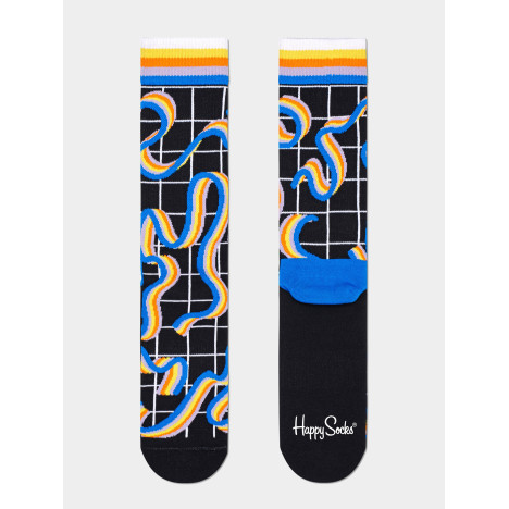Skarpetki Happy Socks Squiggly Rainbow - (black)