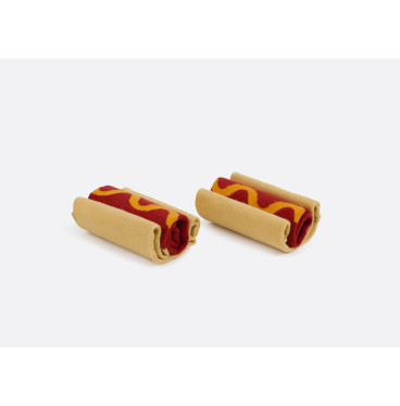 Kolorowe skarpetki Doiy Design - Hot Dog