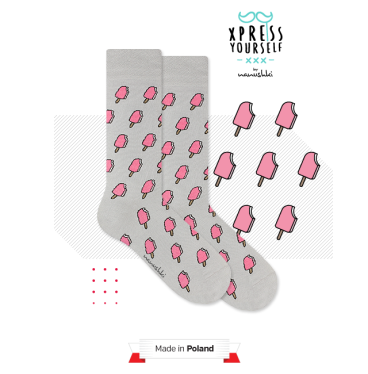 Skarpety Nanushki - Pink Ice Cream