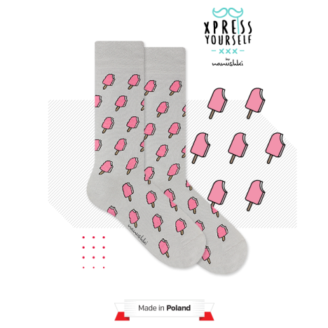 Skarpety Nanushki - Pink Ice Cream