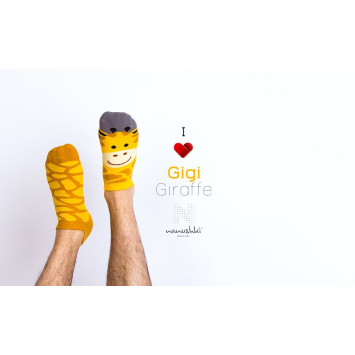 Skarpety stopki Nanushki - Gigi Giraffe