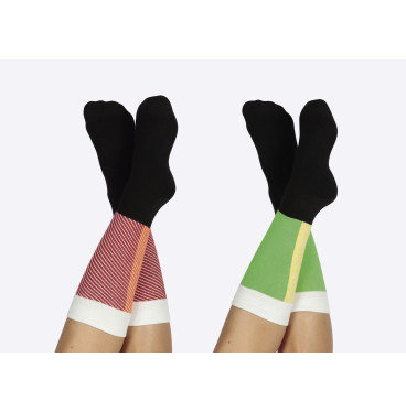 Kolorowe skarpetki Doiy Design - Sushi Nigiri Socks (2 pary)