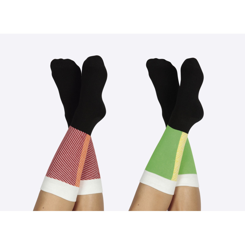 Kolorowe skarpetki Doiy Design - Sushi Nigiri Socks (2 pary)