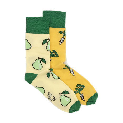 Kolorowe skarpetki - Ni gruszki, ni pietruszki