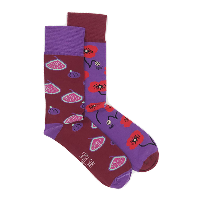 Kolorowe skarpetki - Figa z makiem Kolorowe skarpetki - Figa z makiem