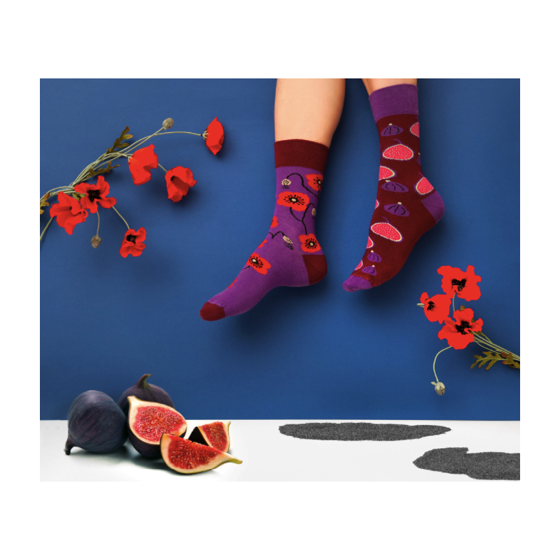 Kolorowe skarpetki - Figa z makiem Kolorowe skarpetki - Figa z makiem