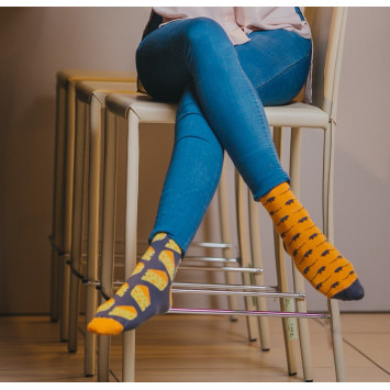 Kolorowe skarpetki - Mysz i ser