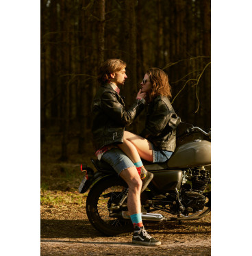 Kolorowe skarpetki - Route 66