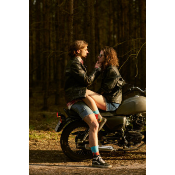 Kolorowe skarpetki - Route 66