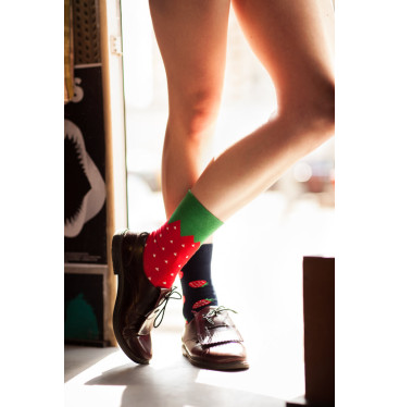 Kolorowe skarpetki - Strawberries