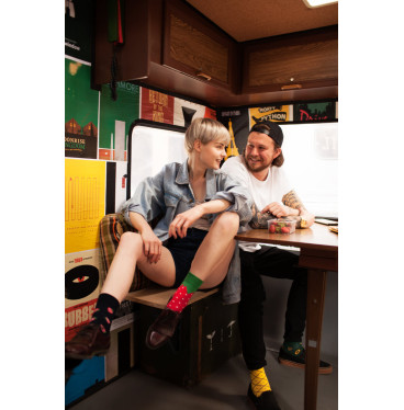 Kolorowe skarpetki - Strawberries