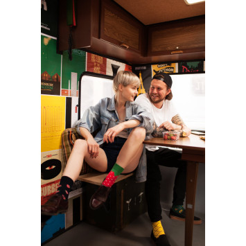 Kolorowe skarpetki - Strawberries