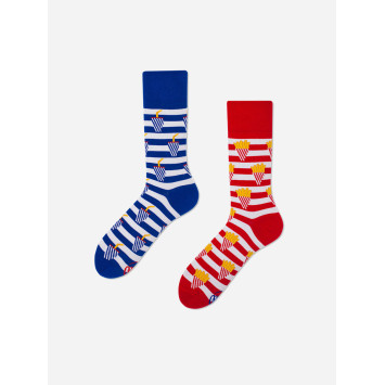 Kolorowe skarpetki - Fries and Soda