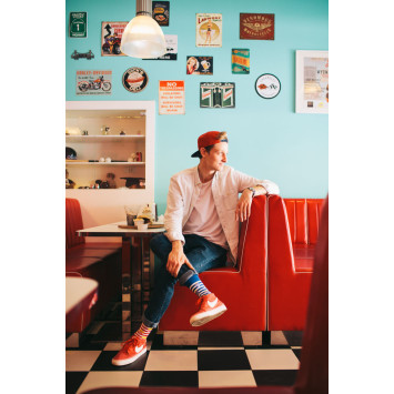 Kolorowe skarpetki - Fries and Soda