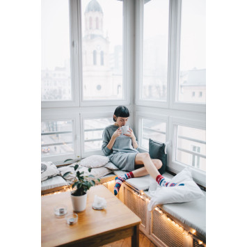 Kolorowe skarpetki - Warm Rudolph