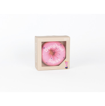 Kolorowe skarpetki Doiy Design - Doughnut  Socks Pink