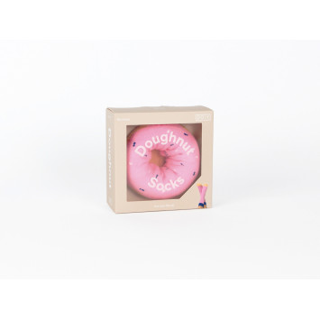 Kolorowe skarpetki Doiy Design - Doughnut  Socks Pink