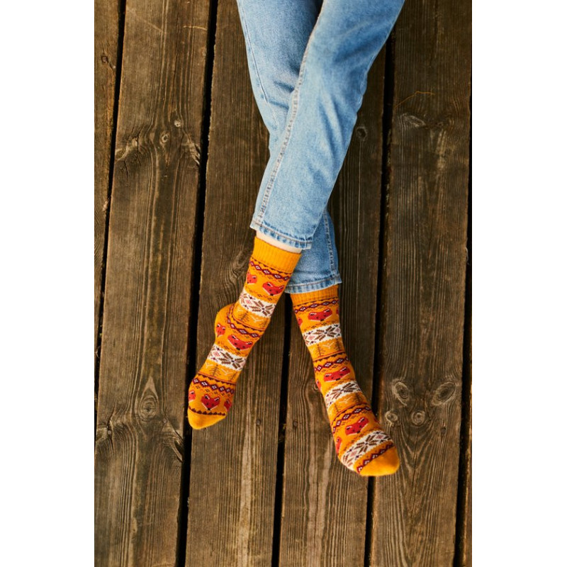 Kolorowe skarpetki - Warm Fox Kolorowe skarpetki - Warm Fox