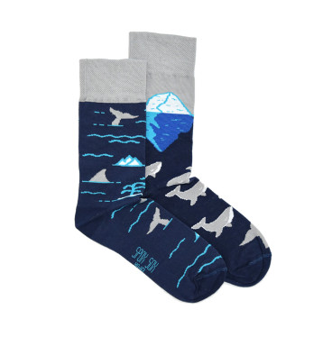 Kolorowe skarpetki - Góra lodowa