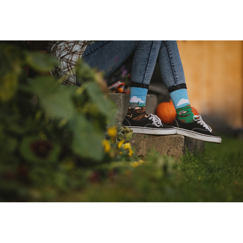 Kolorowe skarpetki - Ślepy jak kret