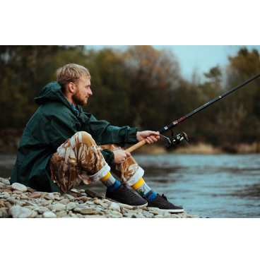 Kolorowe skarpetki - Wędkarz