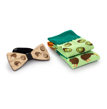 Zestawy - Skarpety i muszka: model Kiwi