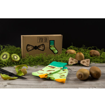 Zestawy - Skarpety i muszka: model Kiwi