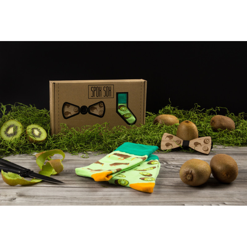 Zestawy - Skarpety i muszka: model Kiwi