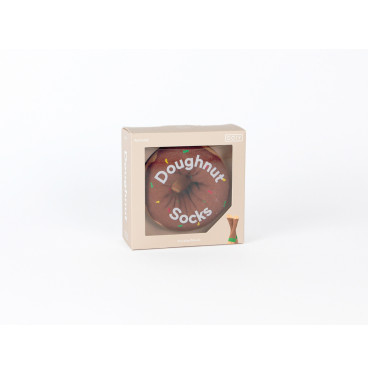 Kolorowe skarpetki Doiy Design - Doughnut  Socks Brown