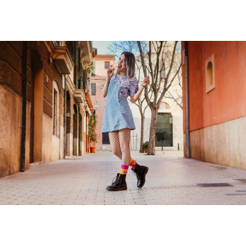 Kolorowe skarpetki - Miód, malina