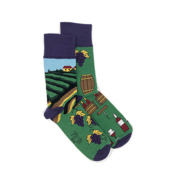 Kolorowe skarpetki - Winnica