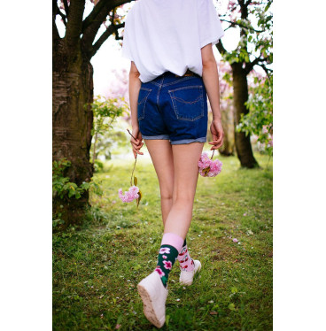 Kolorowe skarpetki - Cherry Blossom