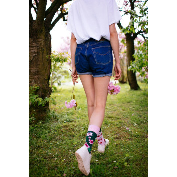 Kolorowe skarpetki - Cherry Blossom