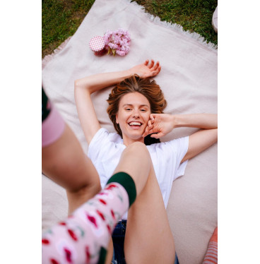 Kolorowe skarpetki - Cherry Blossom